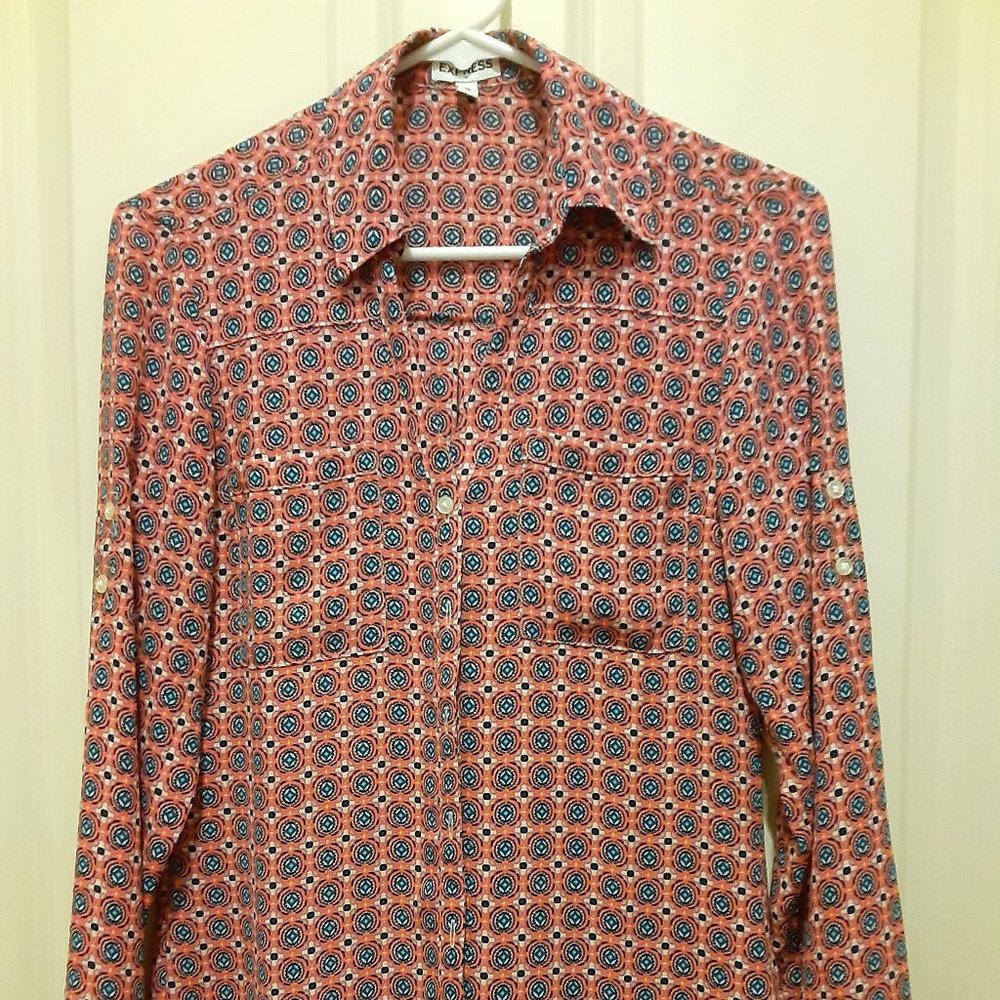 Women's Blouse, two front pockets
